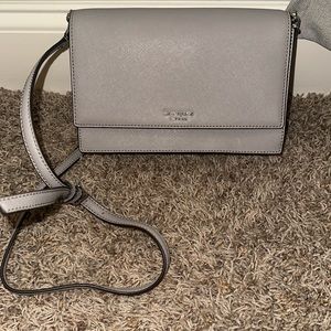 Gray kate spade purse